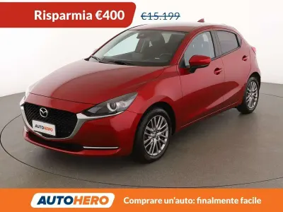 Usata Mazda 2 Exceed 90 CV (66 kW) 2022 Rosso Berlina