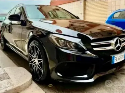 Usata Mercedes C220 170 CV (125 kW) 2016 Nero Station wagon