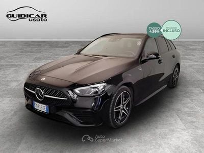 Usata Mercedes C300e Premium 313 CV (230 kW) 2023 Nero Station wagon