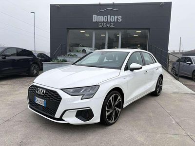 Usata Audi A3 Advanced 116 CV (85 kW) 2021 Bianco Berlina