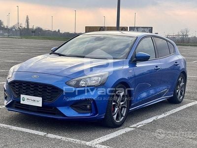 Usata Ford Focus ST-Line 125 CV (91 kW) 2018 Blu Utilitaria