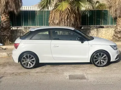 Usata Audi A1 S-Line 90 CV (66 kW) 2015 Bianco Utilitaria