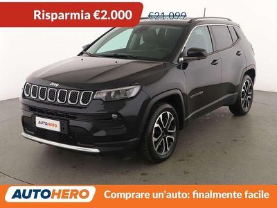 Usata Jeep Compass Limited 150 CV (110 kW) 2021 Nero SUV
