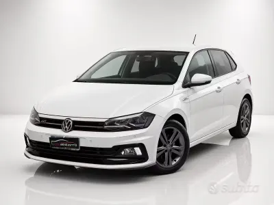 Usata VW Polo R-line 95 CV (69 kW) 2020 Bianco Utilitaria