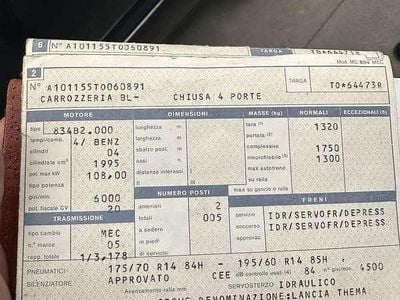 Usata Lancia Thema 147 CV (108 kW) 1991 Berlina