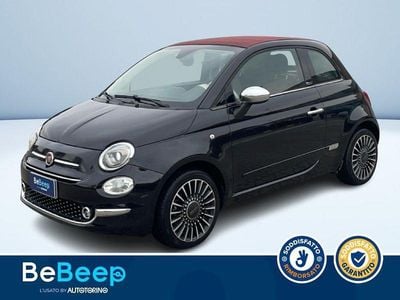 Usata Fiat 500C Lounge 105 CV (77 kW) 2015 Nero metallizzato Cabrio