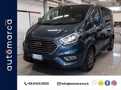Usata Ford Tourneo Custom Titanium 185 CV (136 kW) 2022 Blu Furgone