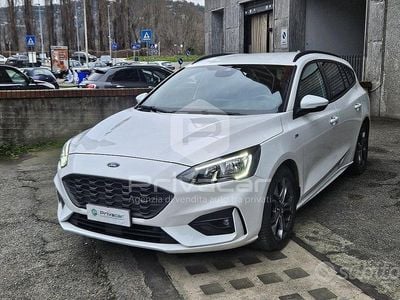 Usata Ford Focus ST-Line 125 CV (91 kW) 2019 Bianco Station wagon