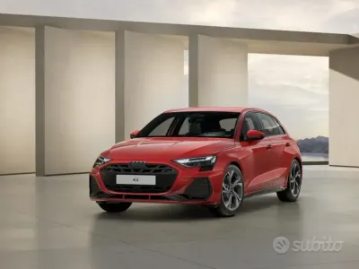 Brugt Audi A3 S-Line 150 HK (110 kW) 2025 Rød Sedan