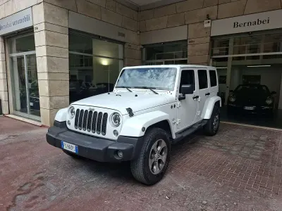 Begagnad Jeep Wrangler Sahara 200 HK (147 kW) 2016 Vit SUV