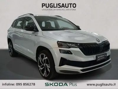 Second-hand Skoda Karoq SportLine 150 CP (110 kW) 2022 Argintiu SUV