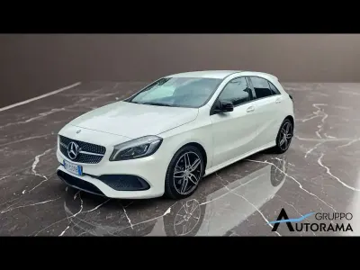 Usata Mercedes A200 Premium 136 CV (100 kW) 2017 Bianco Berlina