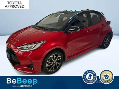 Usata Toyota Yaris Hybrid Style 92 CV (67 kW) 2022 Rosso Berlina