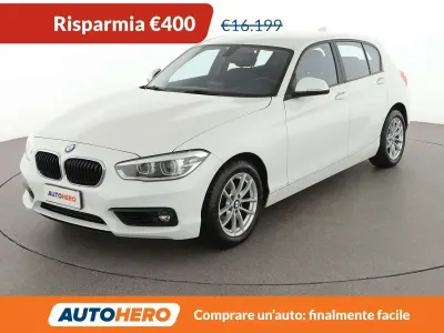 Usata BMW 118 Advantage 150 CV (110 kW) 2019 Bianco Utilitaria