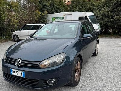 Usata VW Golf VI Highline 122 CV (89 kW) 2009 Blu Utilitaria
