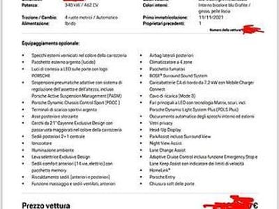 Usata Porsche Cayenne 340 CV (250 kW) 2021 SUV