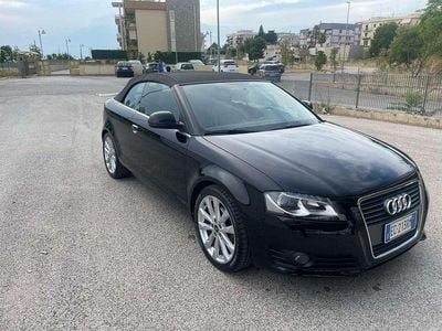Usata Audi A3 Cabriolet Ambition 105 CV (77 kW) 2010 Nero Cabrio