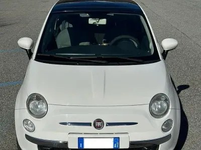 Usata Fiat 500 Lounge 95 CV (69 kW) 2009 Bianco Cabrio