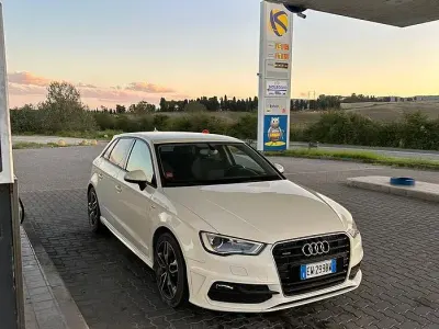 Usata Audi A3 S-Line 2014 Bianco Berlina