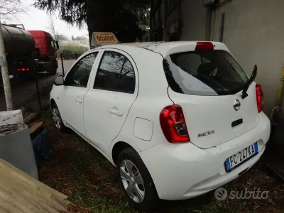 Usata Nissan Micra 80 CV (58 kW) 2015 Bianco Utilitaria