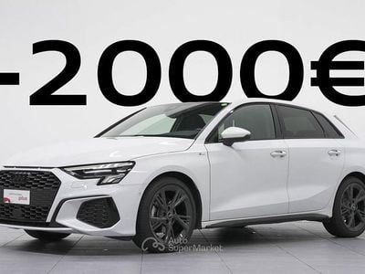 Usata Audi A3 S-Line 150 CV (110 kW) 2023 Bianco ghiaccio metallizzato Berlina