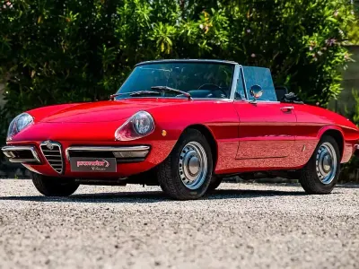 Usata Alfa Romeo GT Junior 89 CV (65 kW) 1960 Rosso Cabrio