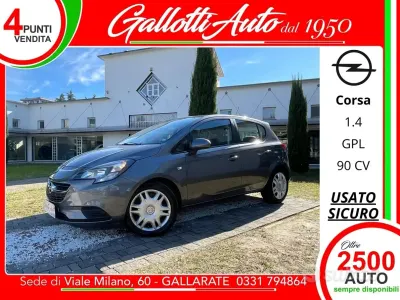 Usata Opel Corsa 90 CV (66 kW) 2017 Grigio scuro met Utilitaria
