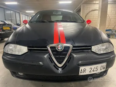 Usata Alfa Romeo 156 106 CV (77 kW) 1998 Nero Berlina