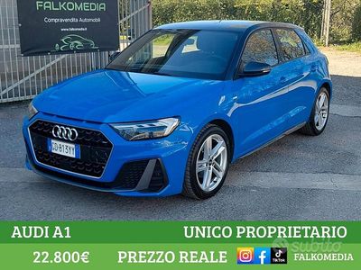 Usata Audi A1 Sportback S-Line 110 CV (80 kW) 2021 Turbo blue Utilitaria
