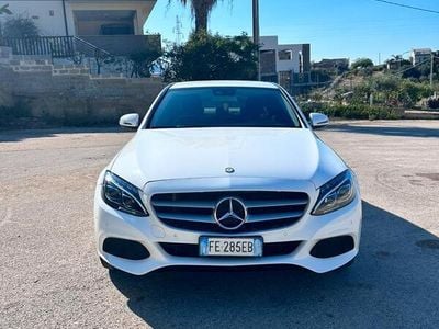 Usata Mercedes C200 136 CV (100 kW) 2016 Bianco Berlina