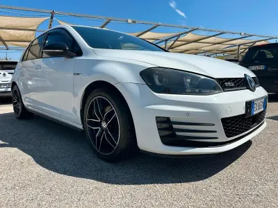 Usata VW Golf VII GTD 184 CV (135 kW) 2014 Bianco Berlina