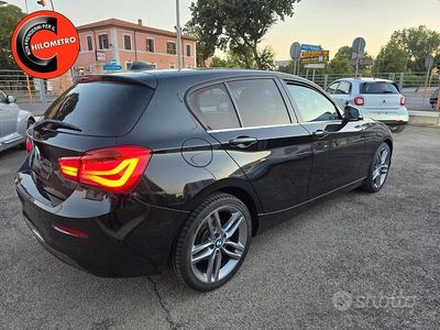 Usata BMW 116 Advantage 116 CV (85 kW) 2017 Nero Utilitaria