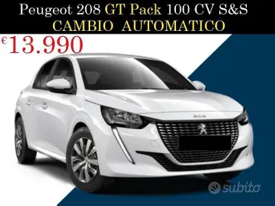 Usata Peugeot 208 GT 101 CV (74 kW) 2022 Bianco Utilitaria