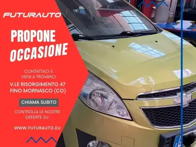 Usata Chevrolet Spark LS 68 CV (50 kW) 2013 Verde Utilitaria