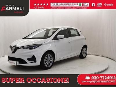 Usata Renault Zoe Zen 100 kW (136 CV) 2020 Bianco ghiaccio Utilitaria