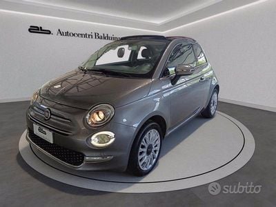 Usata Fiat 500C Lounge 69 CV (50 kW) 2017 Grigio Cabrio