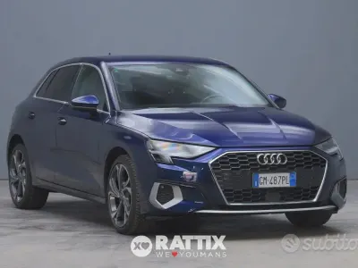 Usata Audi A3 Advanced 116 CV (85 kW) 2023 Blu navarra Berlina