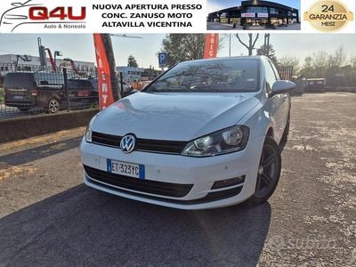 Usata VW Golf VII Sound 90 CV (66 kW) 2014 Bianco Berlina