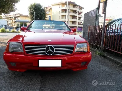 Usata Mercedes SL500 320 CV (235 kW) 1993 Rosso Cabrio