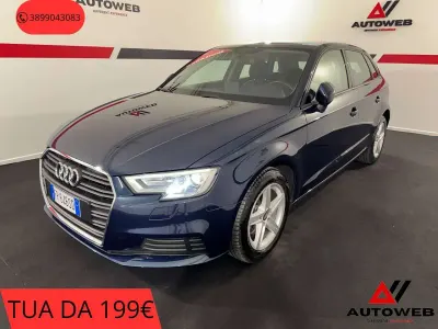 Usata Audi A3 Sport 116 CV (85 kW) 2018 Bluazzurro Berlina