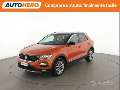 Usata VW T-Roc Style 150 CV (110 kW) 2019 Arancione SUV