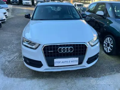 Usata Audi Q3 S-Line 177 CV (130 kW) 2013 Bianco SUV