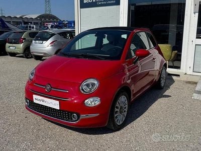 Usata Fiat 500C Dolcevita 69 CV (50 kW) 2022 Rosso Cabrio