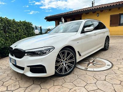 Usata BMW 520 Sport Line 190 CV (139 kW) 2018 Bianco Station wagon