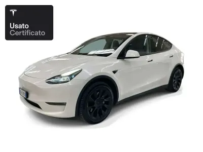 Usata Tesla Model Y Long Range AWD 258 kW (351 CV) 2022 Pearl white multicoat SUV