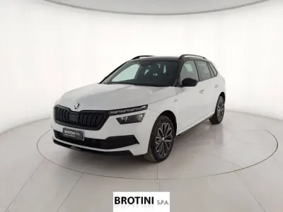 Usata Skoda Kamiq Monte Carlo 110 CV (80 kW) 2023 Bianco metallizzato SUV