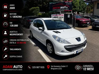 Usata Peugeot 206+ 60 CV (44 kW) 2009 Bianco Utilitaria