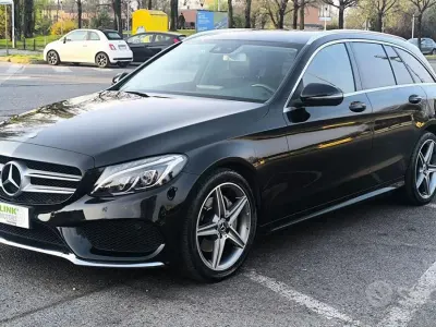 Usata Mercedes C220 Premium 170 CV (125 kW) 2017 Nero Station wagon