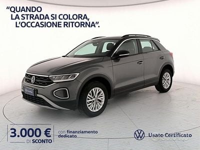 Usata VW T-Roc Life 150 CV (110 kW) 2024 Nero SUV