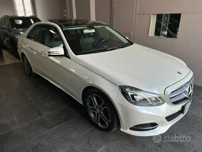 Usata Mercedes E250 Premium 204 CV (150 kW) 2014 Bianco Berlina